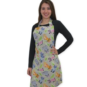 Delantal Gatos Beige