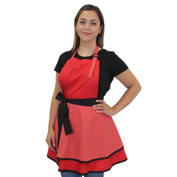 Delantal Vintage - Rojo