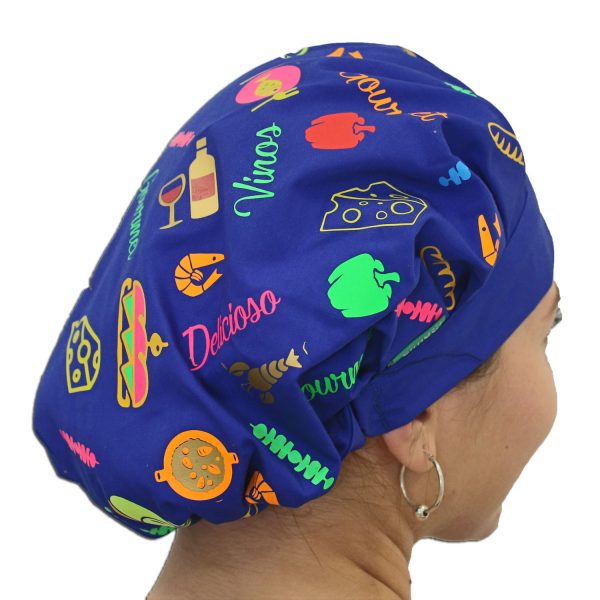 Gorro Azul Gourmet - Mujer