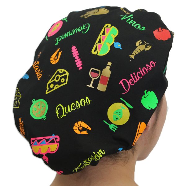 Gorro Negro Gourmet - Mujer