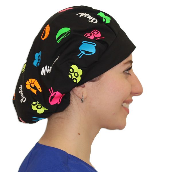 Gorro Negro Sushi - Mujer