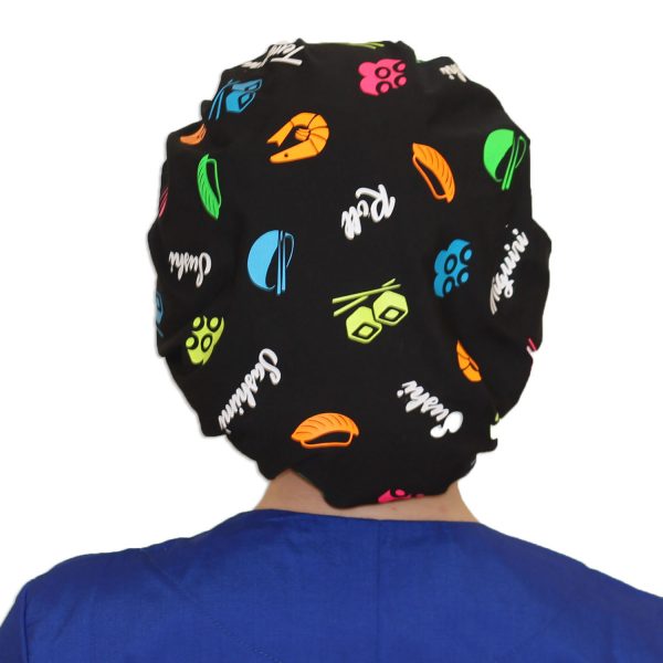 Gorro Negro Sushi - Mujer