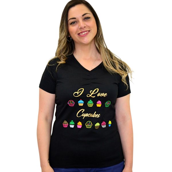 Polera I love Cupcakes